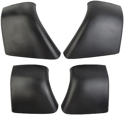 SEADEAR Roof Rack Rail Cover End Caps Aluminum Alloy Car Luggage ...