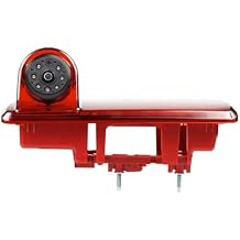 Car Rear View Brake Light Backup Camera,Compatible with Opel Vivaro, Compatible with Renault Trafic, Compatible with Nissan Primastar Parking Reverse Camera & Monitor KitCamera Monitor - 10m