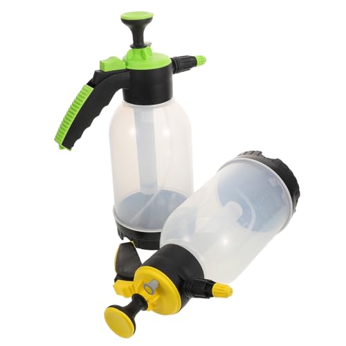 BESTonZON 2個手動加圧式スプレーボトル 多機能園芸用ミスト噴霧器 観葉植物多肉植物向け精密散水 蓄圧式で均一噴霧 小型で持ち運び便利