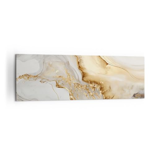Quadro su Tela 160x50cm Stampe da Parete Marmo Fascino Elegante Grandi XXL Decorazione Murale Camera da Letto Cucina 1 pezzo Quadri Moderni Soggiorno Grafica Immagini Wall Art Canvas AB160x50-5730