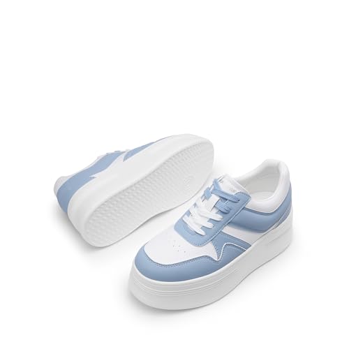 Image of DREAM PAIRS Women's Platform Casual Sneakers | Comfortable High Heel Fashion Walking Lightweight Stylish Classic Casual Sneaker
