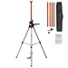 VEVOR Trípode de Nivel Láser, Ajuste de Altura de 1040-3400 mm con Burbuja de Nivel y Soporte Resistente, Poste Extensible, Trípode de Aluminio Liviano Escáner Láser, 240 x 115 x 800 mm, Carga 4,54 kg