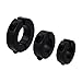 Machine Tools Split Shaft Collar,Carbon Steel Collars Black Inner Diameter 6-55mm Double Clamping Ring Industrial Automation(2.17 Inch(55mm))
