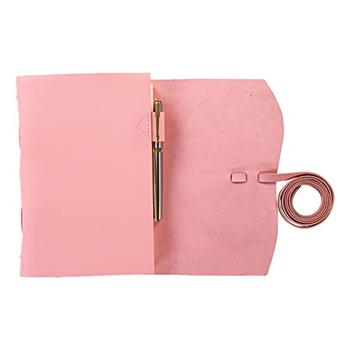 Elizo Pink Journal For Women Cute Notebook | Premium Leather Journal For Women 7X9 Lined Pink Notebook Diary For Girls Travel Journal For Women Fancy Pen Bookmark Lock Unique Gifts For Women Girls #TOP4