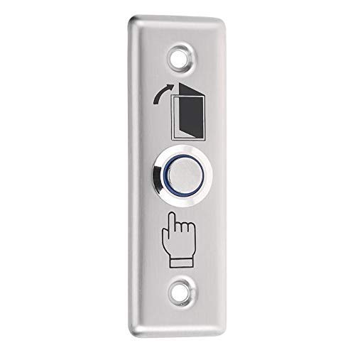jenix Stainless Steel Switch Panel Mount Door Exit Push Button Access Control Normally Open Type