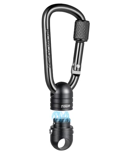 TISUR Magnetic Quick Release Carabiner Keychain,Detachable Key Chain Rings