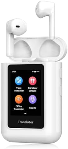 A8 AI Translator Earbuds 2025 Model ChatGPT Offline Translation E...