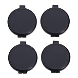 TOGEVAL 4 Stück Fingerabdruck Stempelkissen Schnell Trocknend Löschbar Schwarzes Daumenabdruck Ink...