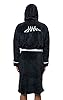 The Beatles Bathrobe Abbey Road Band Logo Official Black Unisex S #3