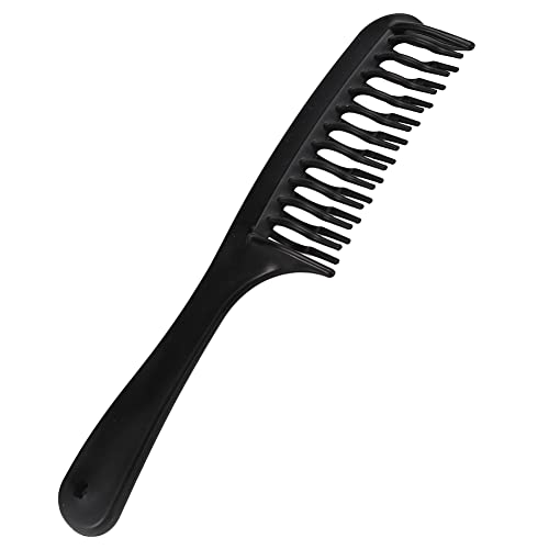 Peine doble para desenredar cabello rizado, negro, 2 unidades miniatura 3