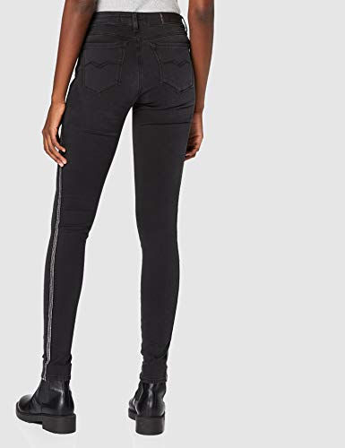 REPLAY Luzien, Jeans, Donna, Grigio (Dark Grey)