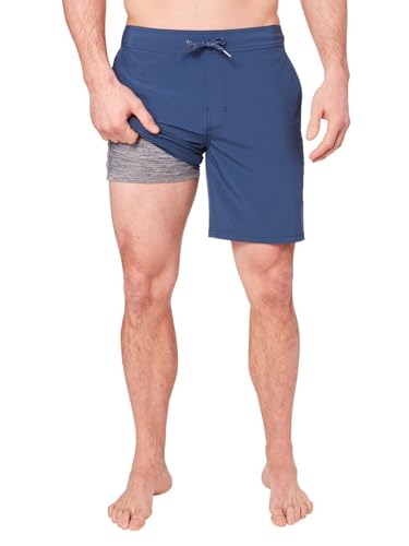 Image of Fair Harbor Ozone Board Short -- Men's Swimsuits with BreezeKnit Liner, 10-inch Inseam -- Quick Dry, Performance Swim Trunks