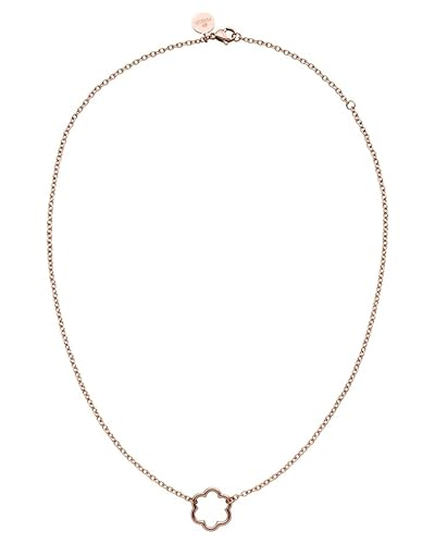 Purelei Bloom Kette Damen (Roségold) – Halskette Damen aus langlebigem Edelstahl – Wasserfeste Halskette – 40-45 cm Länge verstellbar – Schmuck für deinen individuellen Look