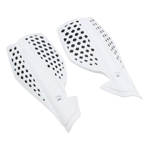 Protège-mains universel blanc pour guidon de moto enduro et motocross