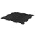 Playsafer Genaflex Lite Rubber 8mm Interlocking Tiles for Gym Flooring - Exercise Equipment, Exercise Areas - 20" X 20" (Black, 10 Tiles - 27 Sq. Ft.)