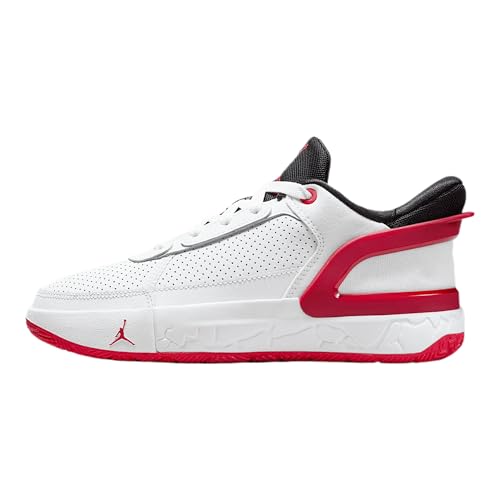 Jordan DAY1 EO Big Kids' Shoes (FQ1306-102, White/Black/Wolf Grey/University Red)