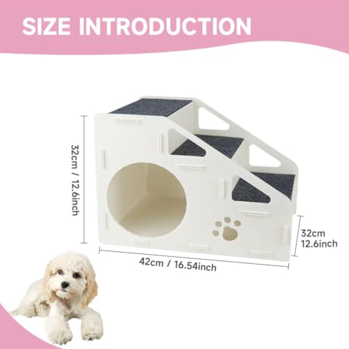 Escaleras para perros impermeables y antideslizantes con funda extraíble para sofá 7