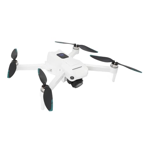 Dpofirs Cámara Dual de Drones Plegable, Evasión de Obstáculos Inteligentes de Quadcopter WiFi 5G RC, Control de Aplicaciones, Control Remoto con Pantalla LCD, FPV Quadcopter (3 baterías)