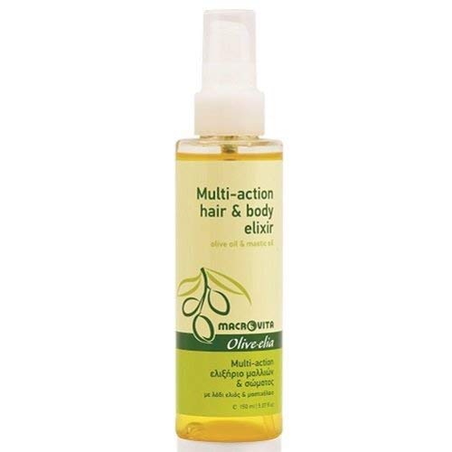 OLIVELIA MULTI-ACTION HAIR & BODY ELIXIR OLIVE OIL & MASTIC OIL 150 ML Cover