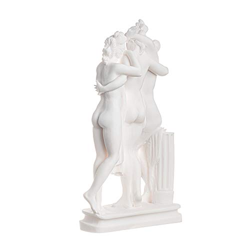 Estatua clásica de 9.84 in conyesas griegas 3 gracias miniatura 4