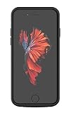 funda cargador iphone 6 plus apple Doble duración de la batería: batería de polímero de litio integrada de 4000 mAh, alta eficiencia y alta tasa de conversión. Duplica la duración de la batería de tu iPhone 6, 6S, 7, 8, ideal para viajes de larga distancia y viajes de negocios.