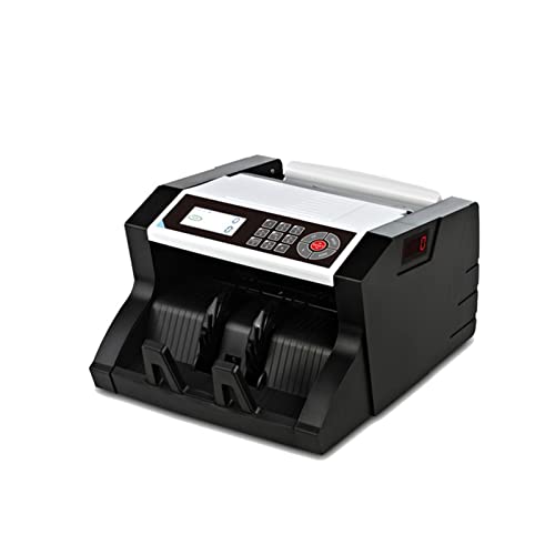 Contador de dinero con detección de falsificaciones UV MG IR DBL HLF CHN, caja registradora automática multidivisa con pantalla LED, máquina eficiente de conteo de billetes