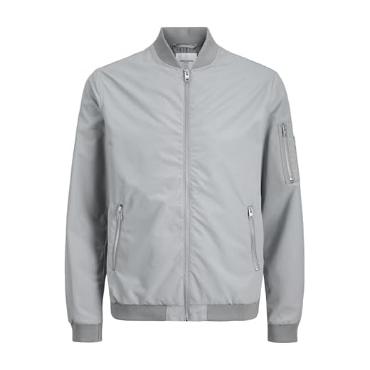 JACK & JONES Bomber Jacket Bomber Jacket Ultimate Grey XL Ultimate Grey XL