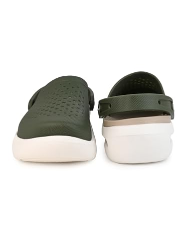 Image of Crosskix AeroComfort 2.0 Men's Lightweight Sport Clogs - Breathable EVA Slip-On Water Shoes with Arch Support and Adjustable Heel Strap
