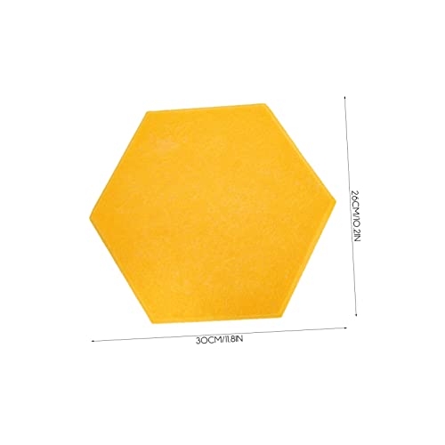 Paneles acústicos 5 piezas para reducción de ruido, aislamiento de pared insonorizante de fibra de poliéster, placas absorbentes para estudio, oficina, KTV y gimnasio adhesivas naranja miniatura 6