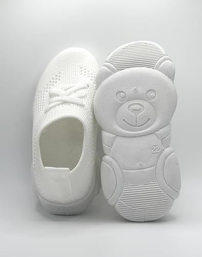 Toddler Sneakers, Lightweight Breathable Slip-On Shoes for Boys and Girls, Pink3