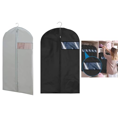 XISAOK Clothes Hanging Garment Bags Clothing Suit Coat Cover Travel Storage Bag Wardrobe Garment Bags for Travel2
