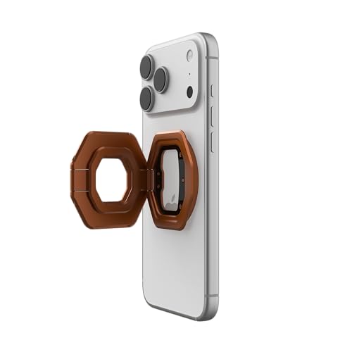 Image of Urban Armor Gear UAG Monarch Magnetic Phone Ring Stand Compatible with Magnetic 2 Magnet, Removable Metal Finger Ring Grip & 360 Rotation Adjustable Kickstand for iPhone 17 /16, Galaxy S26 /S25