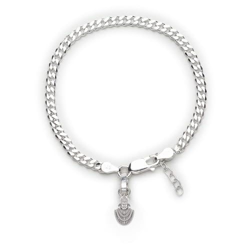 Gourmette Khatu Shyam argent 925 bijou quotidien élégant taille S pour femme