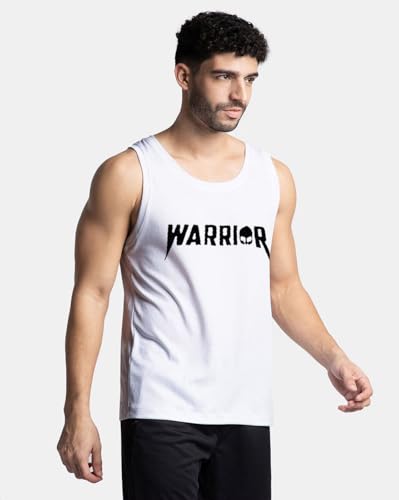 Image of Men's Polyester Printed Sleeveless Sports Gym Boxing Workout Activewear Bodybulding Gym Vest