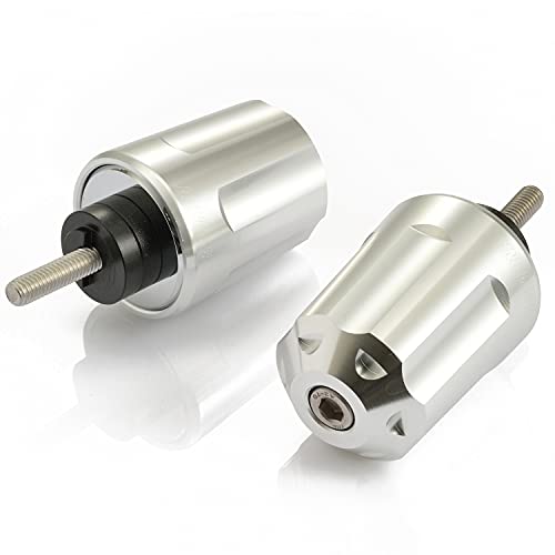 デイトナ(Daytona) バーエンド バイク ホンダ(M6)用 ヘビーウェイト アルミビレット リボルバー シルバー 99836