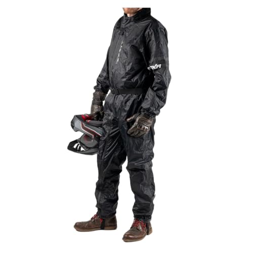 NAUTILUS MOTOBLOUZ - Mono para moto con certificación de lluvia, color negro