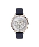 Wasserabweisend bis 3 bar BOSS Damen Analog Quarz Uhr mit Leder Armband 1502506