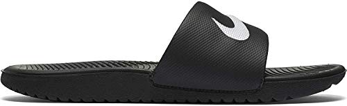 slide sandals for toddlers - Nike Kids' Kawa Slide (Gs/Ps) Sandal (Black/White/Black, numeric_6)