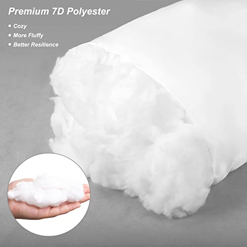 Fixwal 18X18 Outdoor Pillows, Waterproof Pillow Set Of 2, Waterproof Decorative Throw Pillows Insert, Square Pillow Form For Patio, Furniture thumb #2