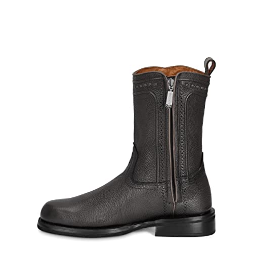 Cuadra Men's Urban Boot in Genuine Deer Leather with Zipper Black4