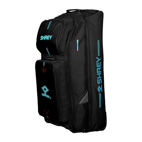 Image of Shrey Meta 150 Wheelie Cricket Bag-Black