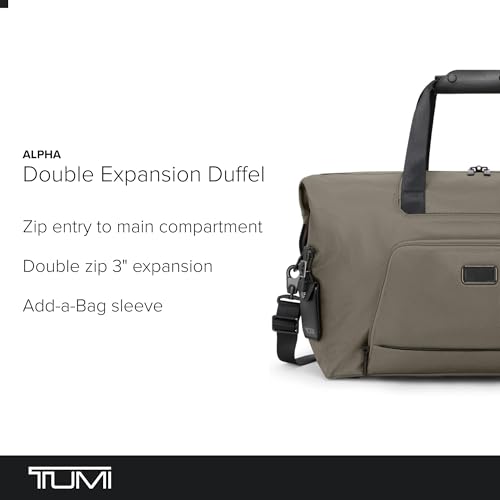Image of TUMI - Alpha Double Expansion Duffel - Business & Weekend Travel Duffel Bag - Designed for Durability & Functionality