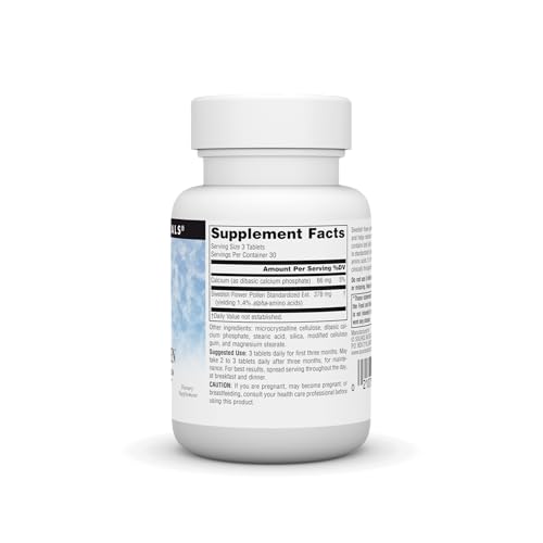 Source Naturals, Swedish Flower Pollen, 90 Tablets