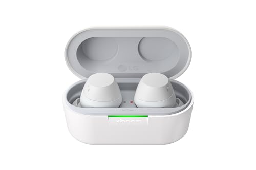 LG,xboom Buds Plus,In-Ear Bluetooth Kopfh&ouml;rer,Bluetooth kopfh&ouml;rer Sport, Kabellose In Ear Bluetooth Kopfh&ouml;rer Ohrh&ouml;rer,Noise Cancelling, IPX4-Spritzwasserschutz,Wei&szlig;