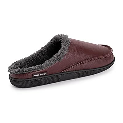 MUK LUKS mens Faux Leather Clog