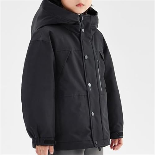 Kids Girls Thicken Hooded Jacket Coat Windproof Waterproof Warm Winter Snow Coat Zip Up Outwear Fleece Tops Jackets4