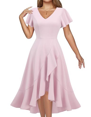 Image of DRESSTELLS Women's Cocktail Dresses 2026, Formal Fall Wedding Guest Dress