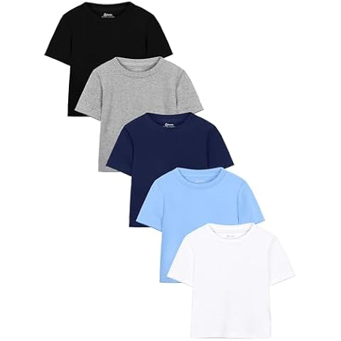 Poroka 5 Pack Toddler T-Shirts Cover