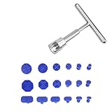 XUTONG Auto Dellen Reparatur Set, Ausbeulwerkzeug mit 18 Aufsätzen, Dellenentferner für Karosserie ohne Lackschäden,Suction Cup Dent Puller Paintless Dent Repair Car Tool Set