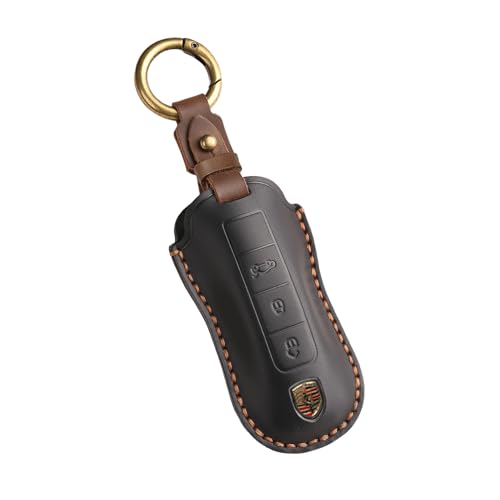 Housse de clé en cuir pour Porsche Macan et Panamera : l'accessoire idéal pour vos voyages
